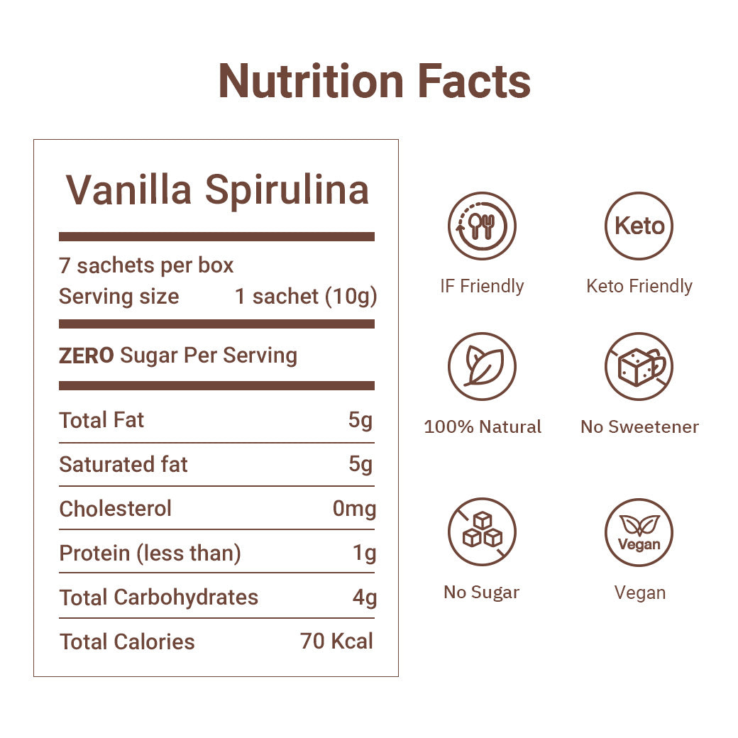 KG go IF Drink - Vanilla Spirulina