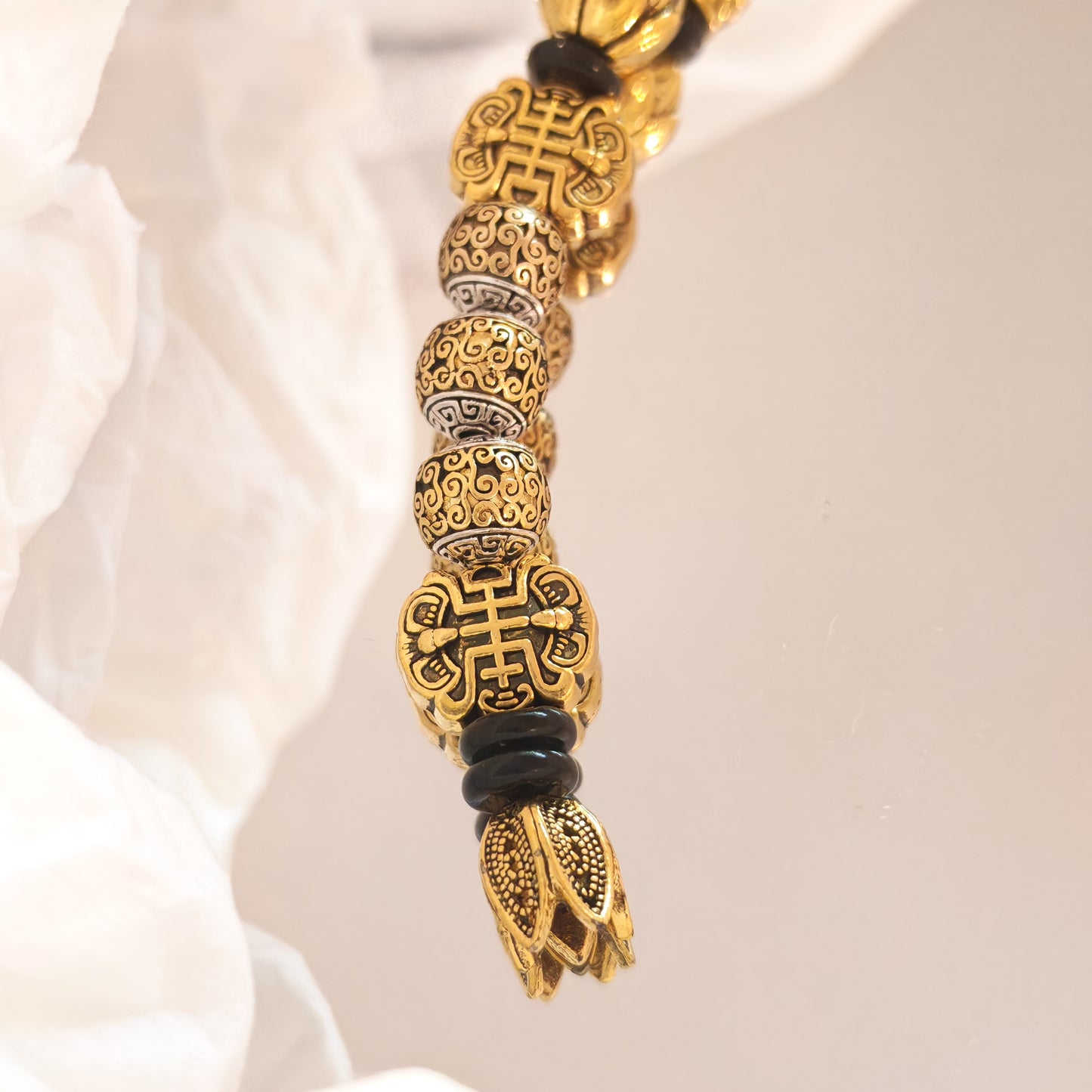 [Atelier Collection] Handmade Tibetan Silver Bead Ear Cuff