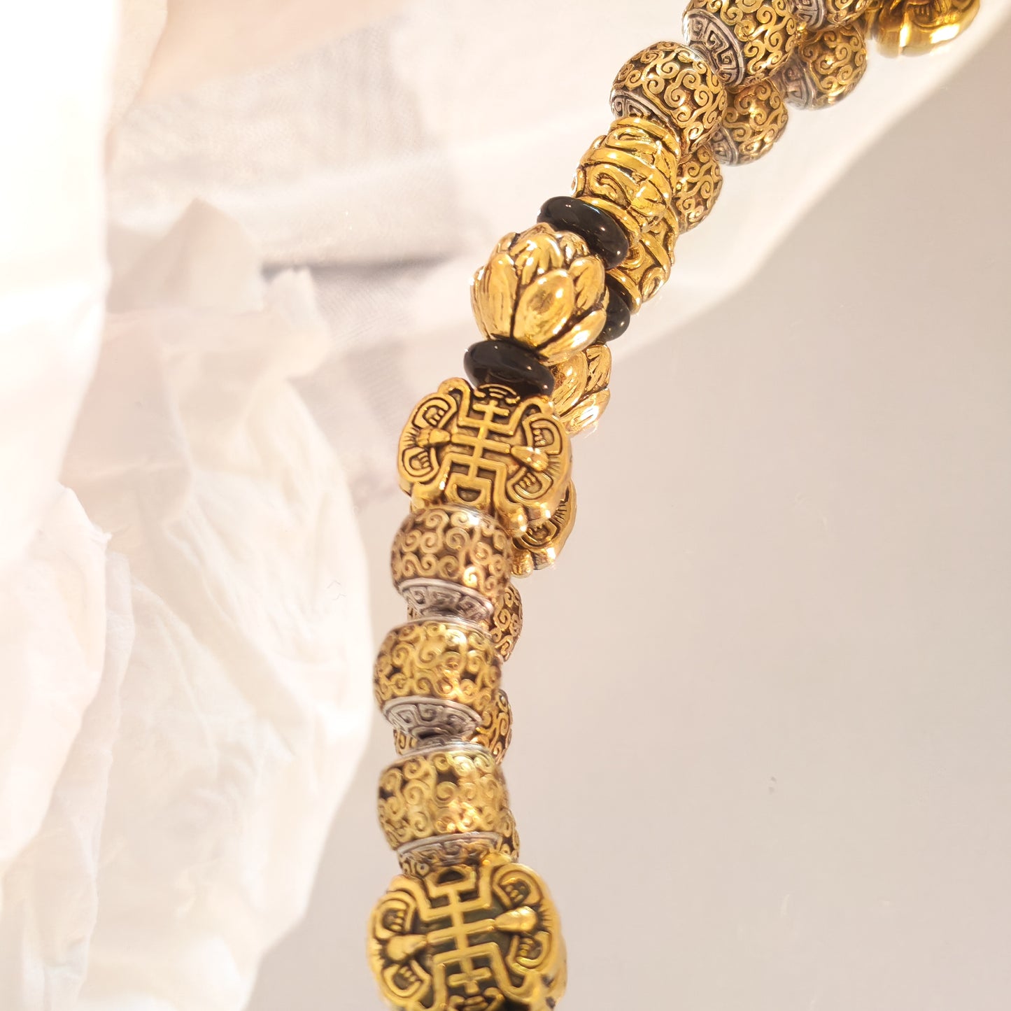 [Atelier Collection] Handmade Tibetan Silver Bead Ear Cuff